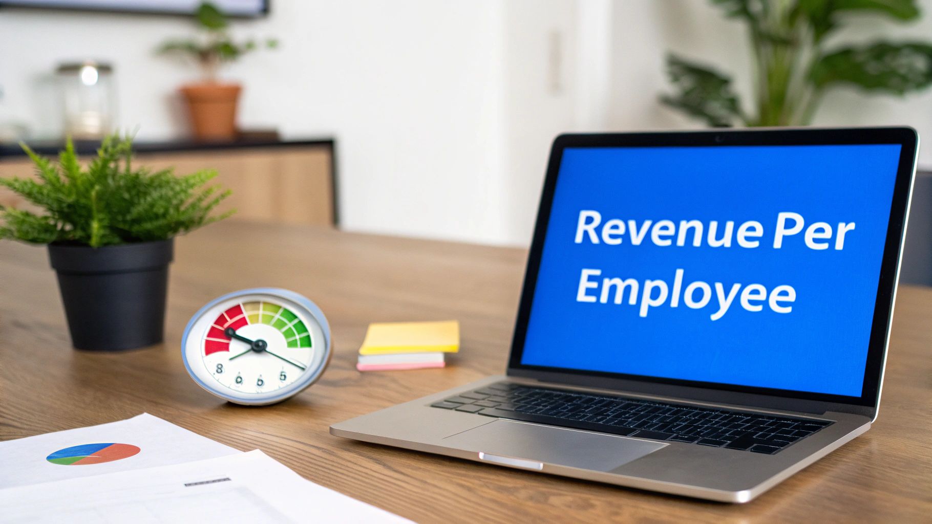 Revenue per employee gauge