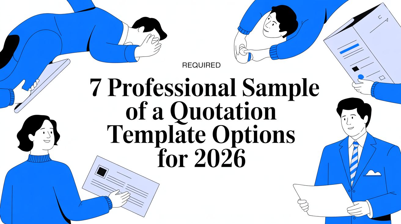 7 Professional Sample of a Quotation Template Options for 2026 Article Feature Image