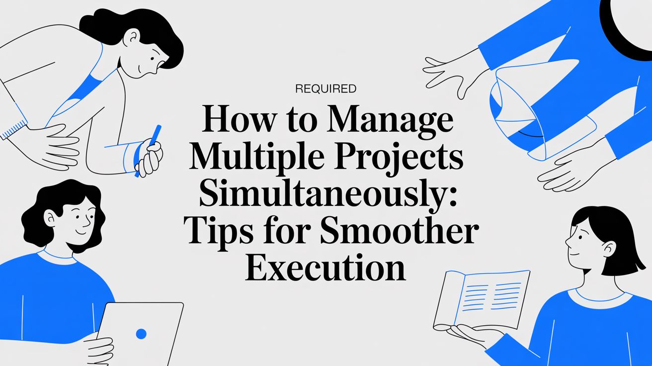 How to manage multiple projects simultaneously: Tips for smoother execution Feature Image Preview