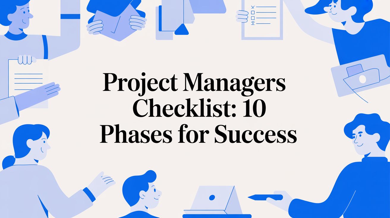 Project Managers Checklist: 10 Phases for Success Article Feature Image